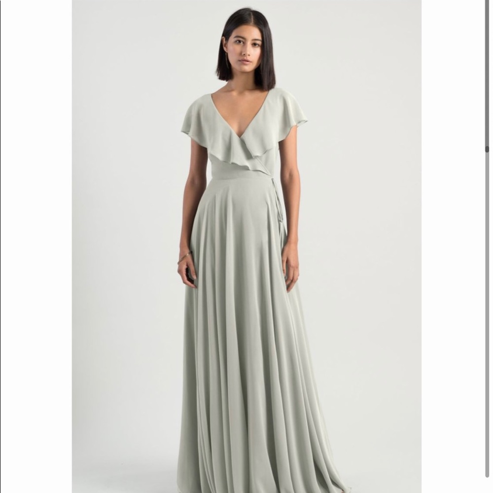 Jenny Yoo Faye dress - Moss color size 6